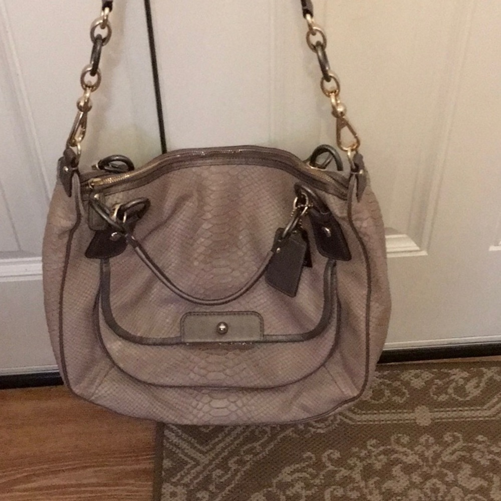 Coach Snakeskin Bag, Cross Body & Shoulder Straps
